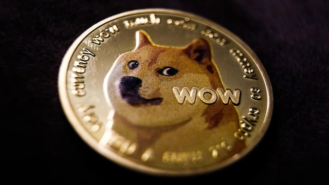 Representation of Dogecoin cryptocurrency