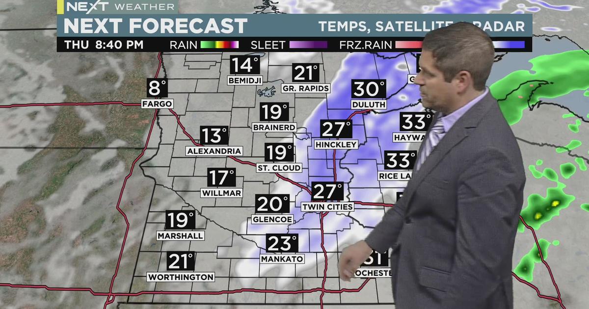 NEXT Weather: 9 a.m. weather report - CBS Minnesota