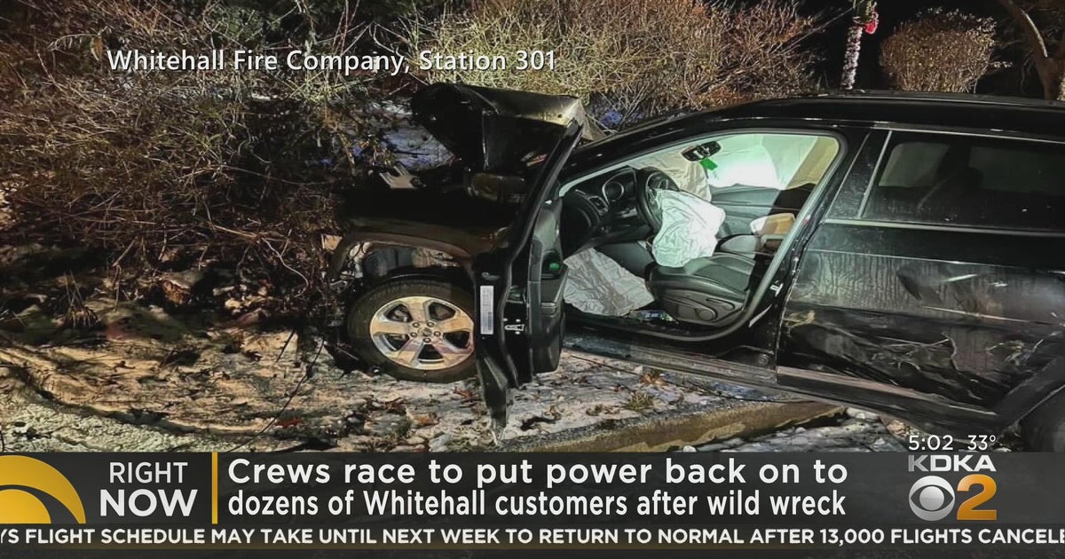 Police chase ends in violent crash in Whitehall CBS Pittsburgh
