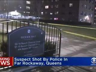 Suspect shot by police in Far Rockaway, Queens