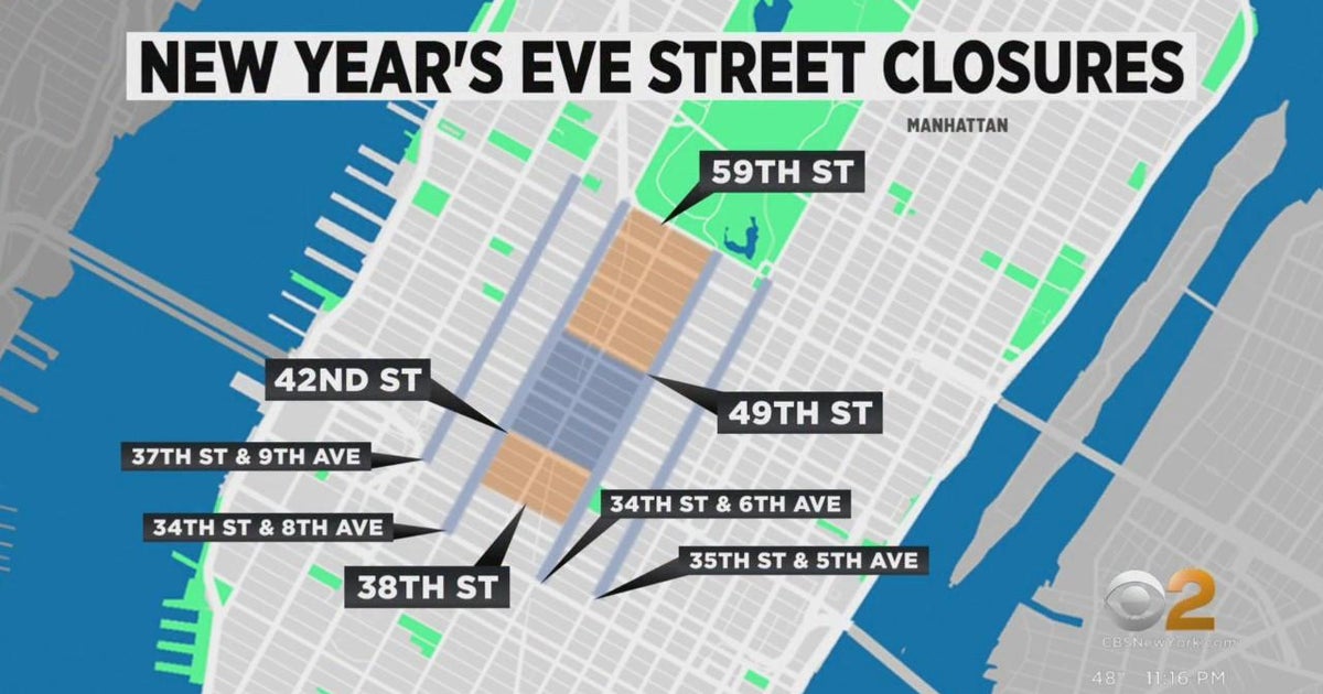 Times Square New Year s Eve Street Closures Announced CBS New York