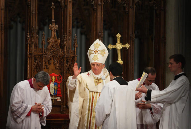 Pope Benedict XVI celebrates Mass at Sai 