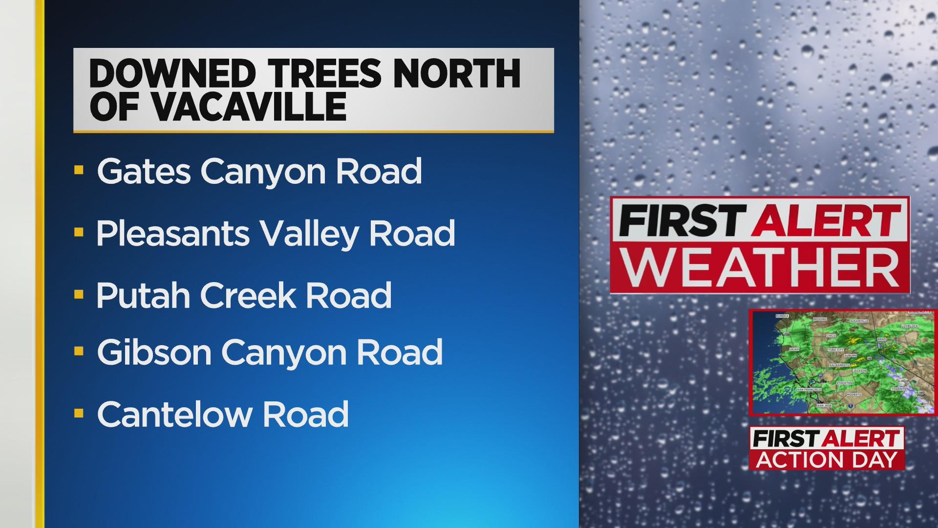 Several roads in Solano County closed due to storm - CBS Sacramento