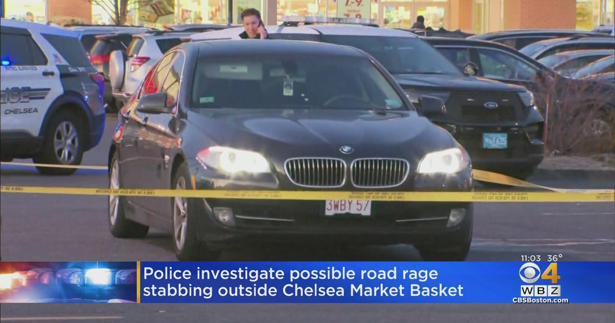 Police investigate possible road rage stabbing in Chelsea - CBS Boston