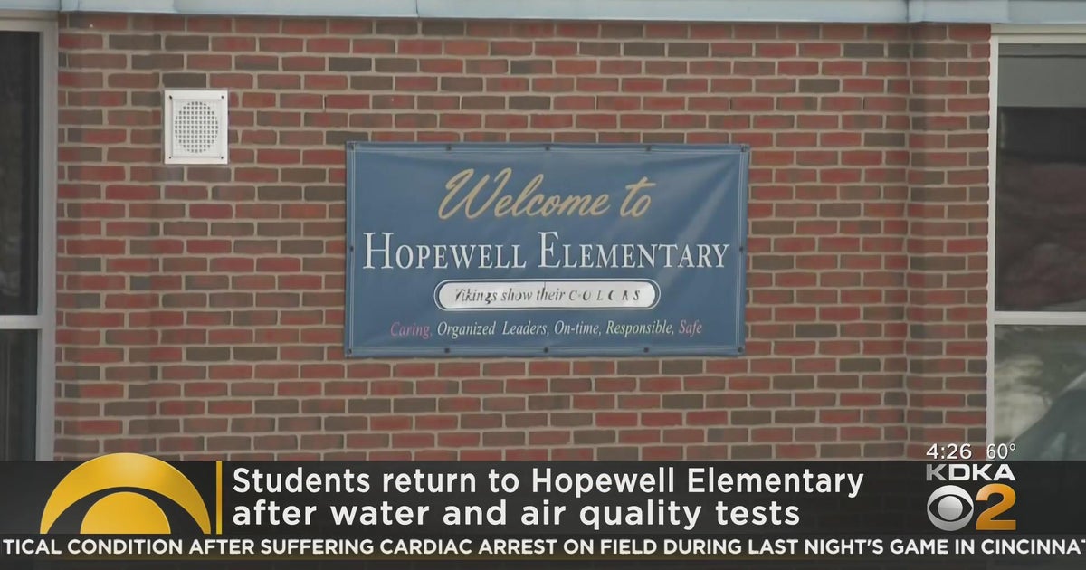 Students return to Hopewell Elementary after water and air quality