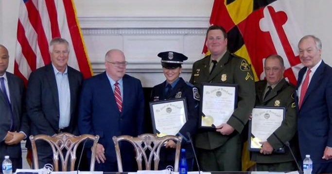 Maryland leaders honor emergency responders, good Samaritans credited for rescuing pilot from crash into icy creek - Vimarsana News