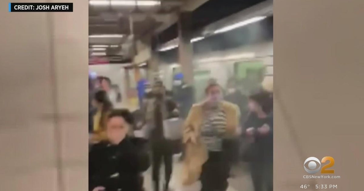 New video shows terror during Brooklyn subway mass shooting CBS New York