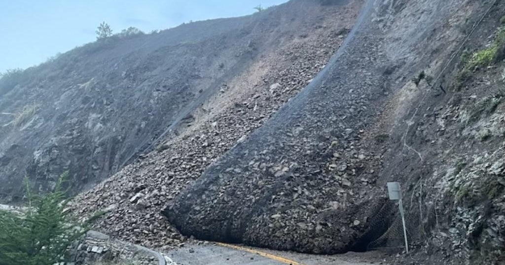 Slide may block Highway 1 between Big Sur, SLO for weeks, possibly