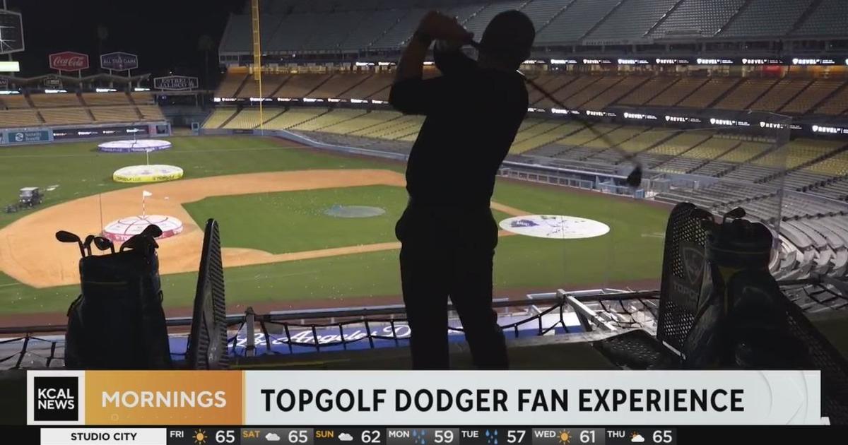 Topgolf at Dodger Stadium gives fans a chance to tee up in the baseball