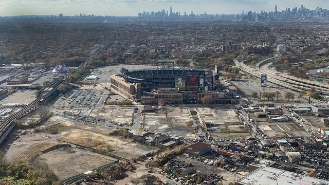 An aerial view of Citi Field, the home of the New York Mets baseball team, area as photographed on November 10, 2018 in New York City. 