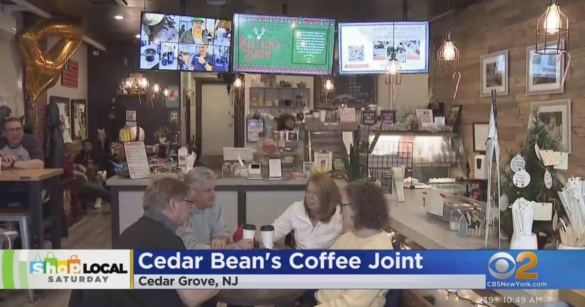 Shop Local Saturday Cedar Bean's Coffee Joint CBS New York