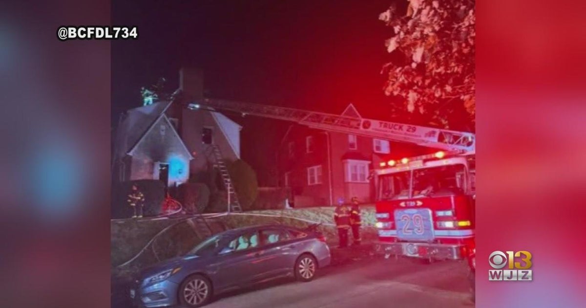 One person rescued from Northeast Baltimore house fire CBS Baltimore