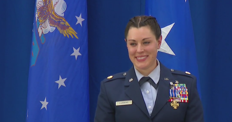 Katie Lunning first Air Guard flight nurse to receive Distinguished