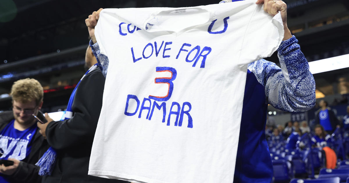 Love for Damar #3 Football T-Shirt