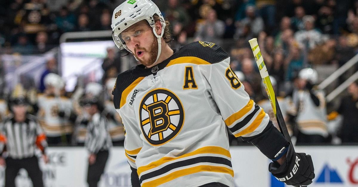 Pastrnak Scores Twice, Bruins Beat Sharks 4-2 - CBS Boston