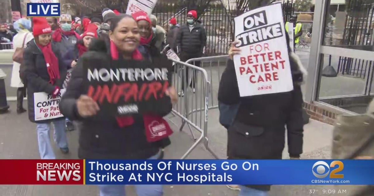 Staffing top concern in nursing strike CBS New York