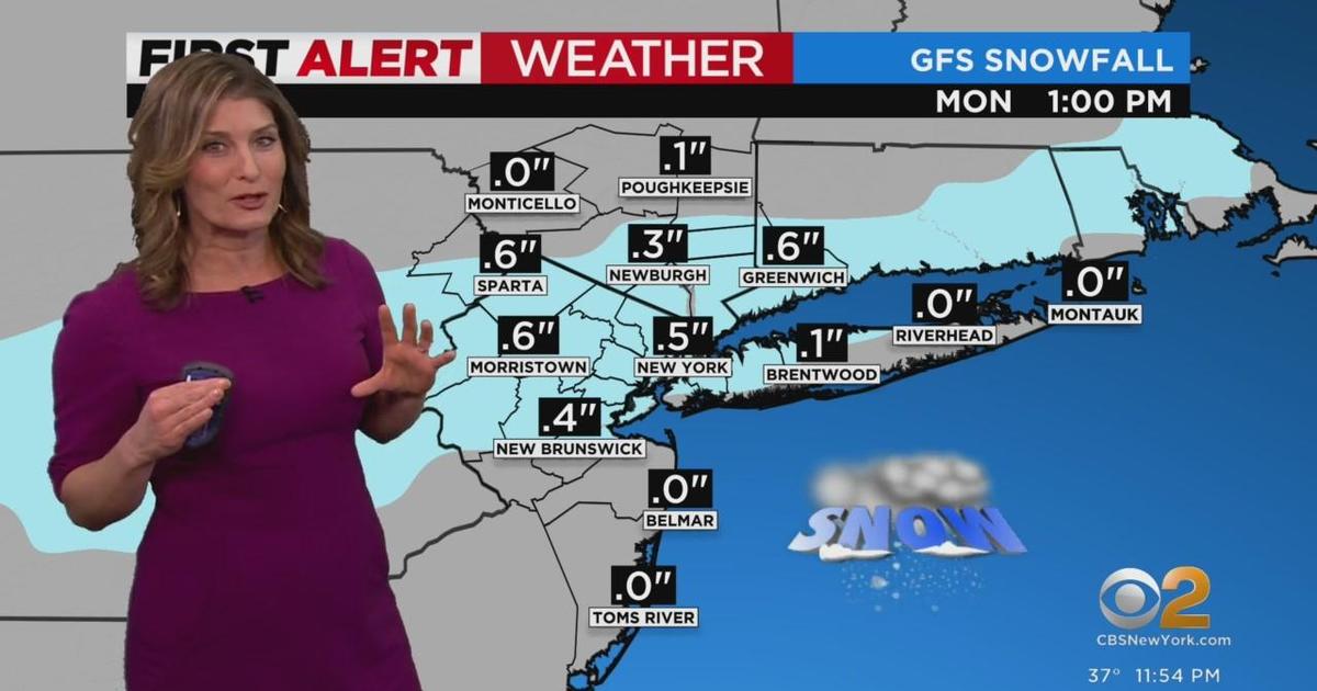 First Alert Weather: CBS2 11 P.m. Forecast - CBS New York