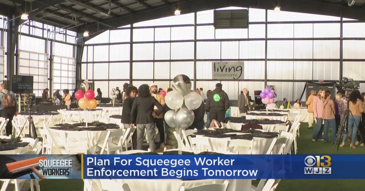 Plan for squeegee worker enforcement begins tomorrow CBS Baltimore