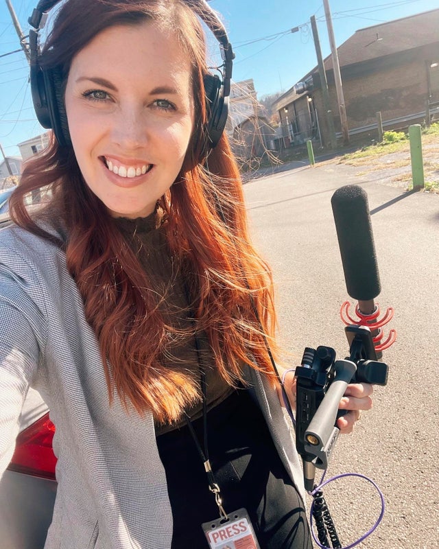 Reporter Amelia Ferrell Knisely