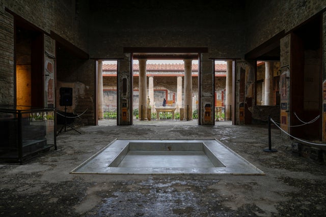 Italy Pompeii Restored House 