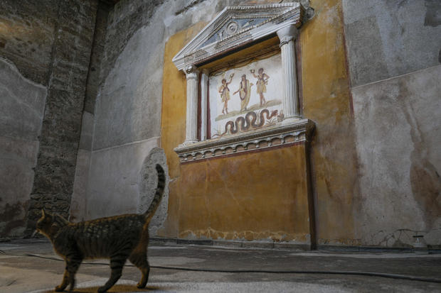 Italy Pompeii Restored House 
