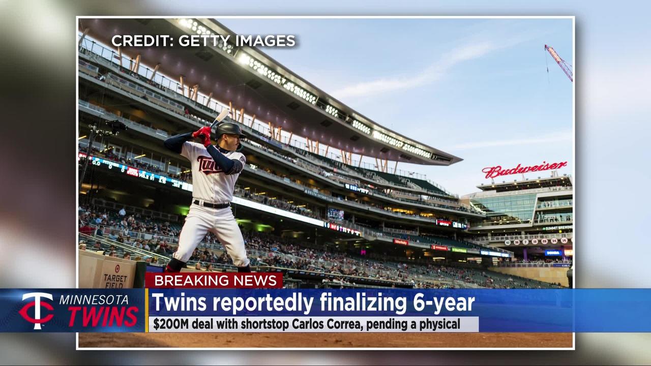 Twins finalizing 6-year, $200M deal with shortstop Carlos Correa - CBS  Minnesota