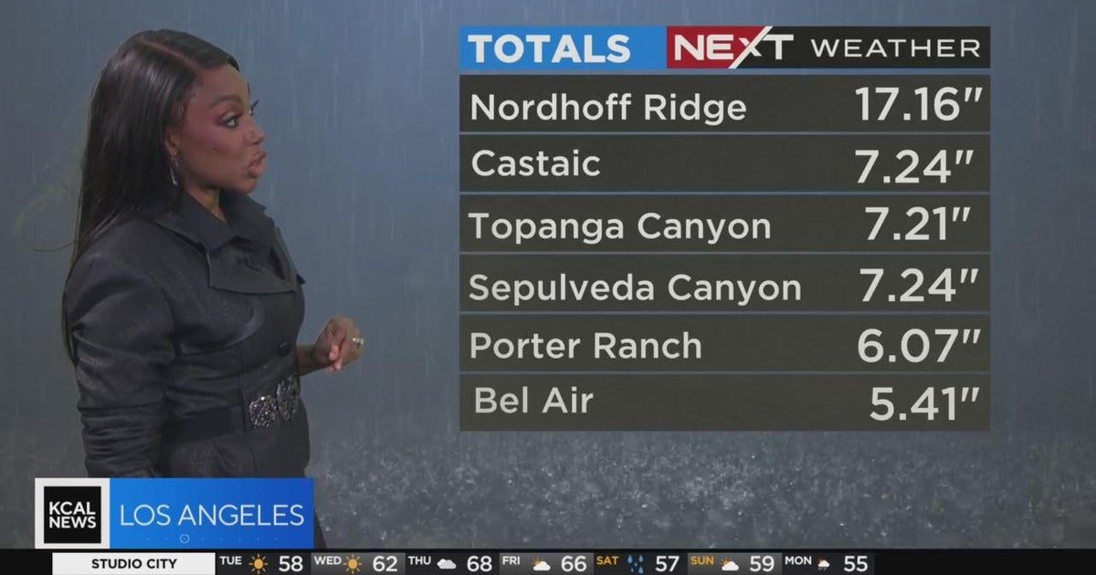 Markina Brown's afternoon forecast (Jan. 10) CBS Los Angeles