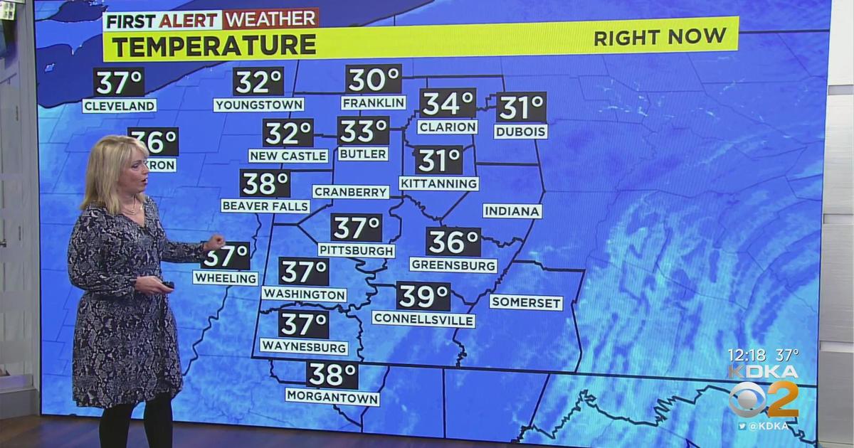 KDKA-TV Afternoon Forecast (1/10) - CBS Pittsburgh