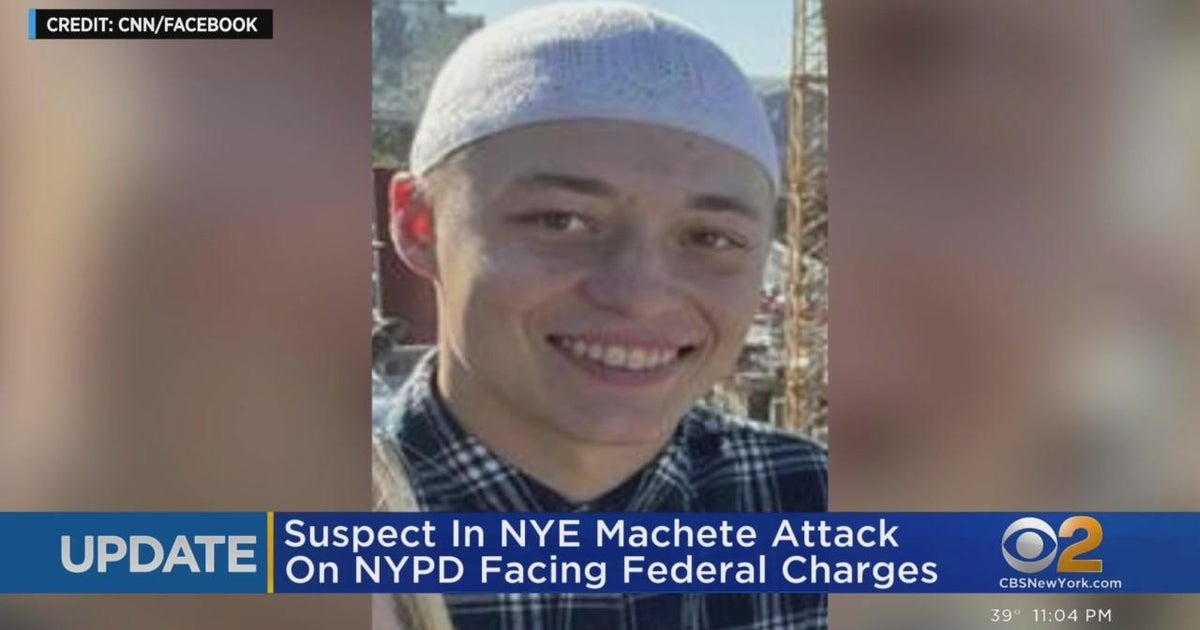 Suspect in New Year's Eve machete attacked on NYPD facing federal