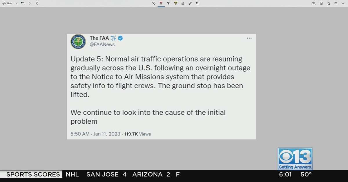 FAA says air traffic operations are resuming gradually after computer outage grounded flights