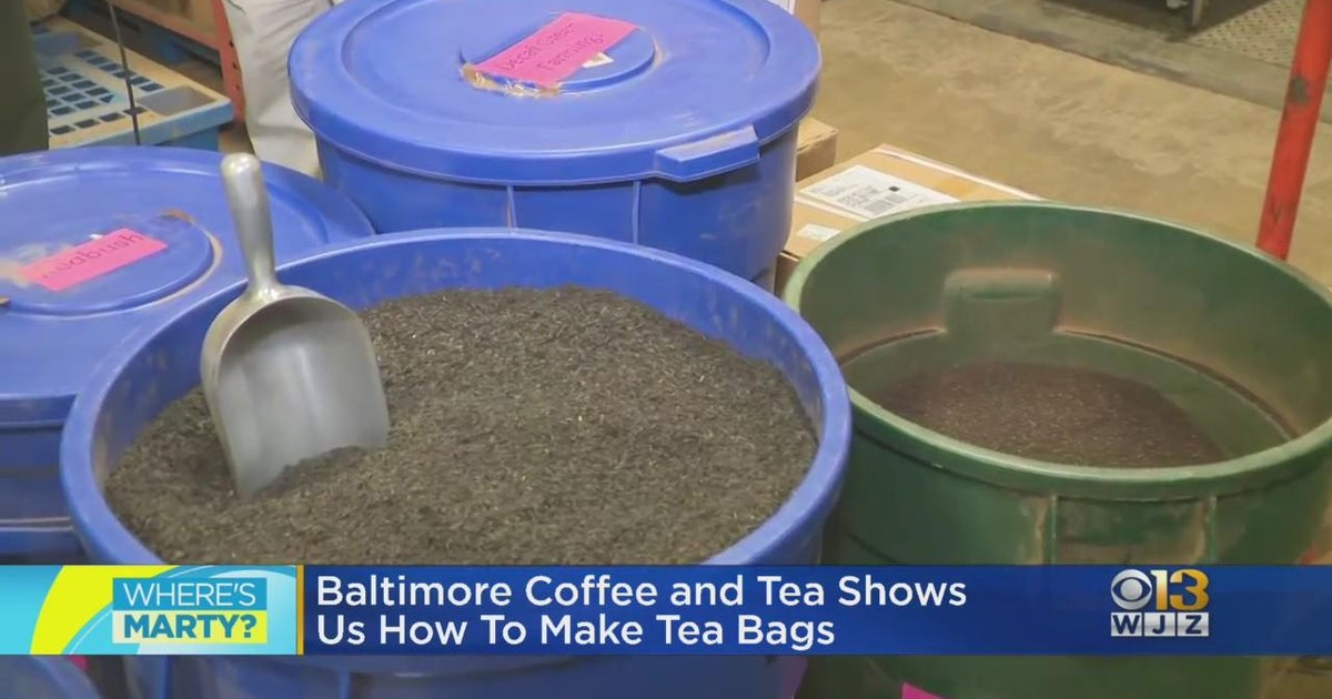Where's Marty? Learning how to make tea bags at Baltimore Coffee and
