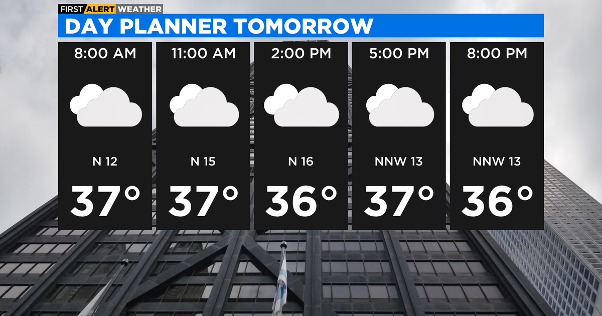 Chicago First Alert Weather: Cloudy, possibly wet Thursday - CBS Chicago