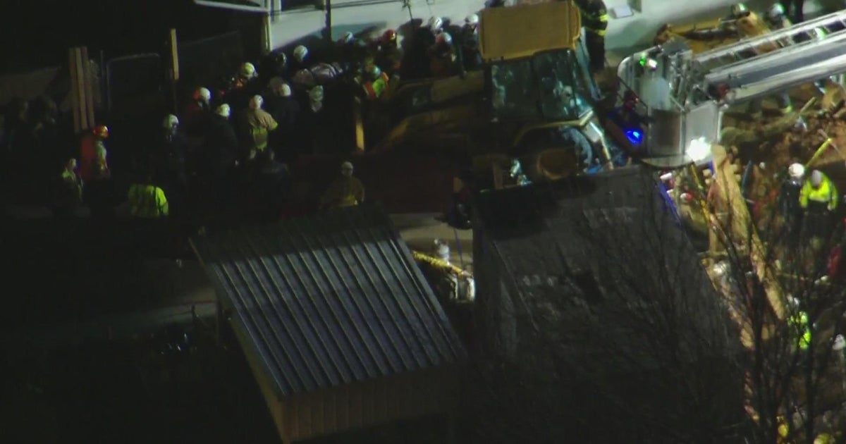 After Several Hours Crews Rescue Man Trapped In Trench In Allentown Cbs Philadelphia