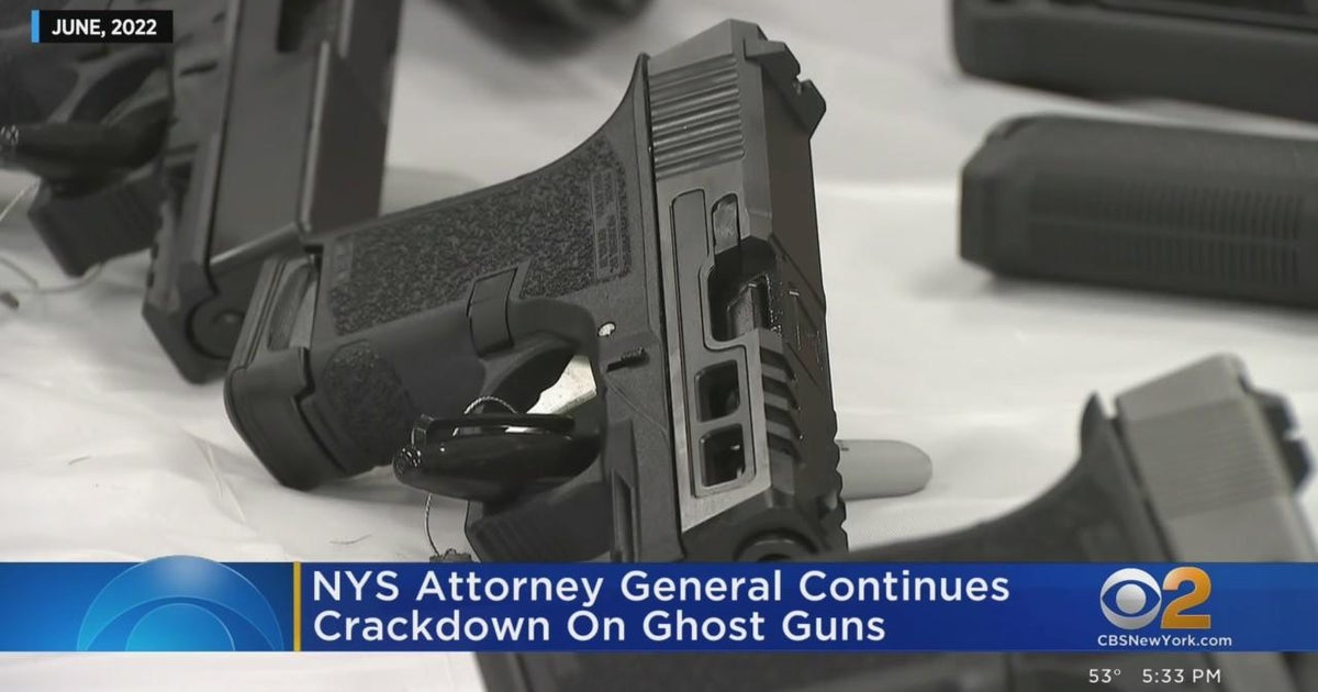 New York AG continues crackdown on ghost guns CBS New York