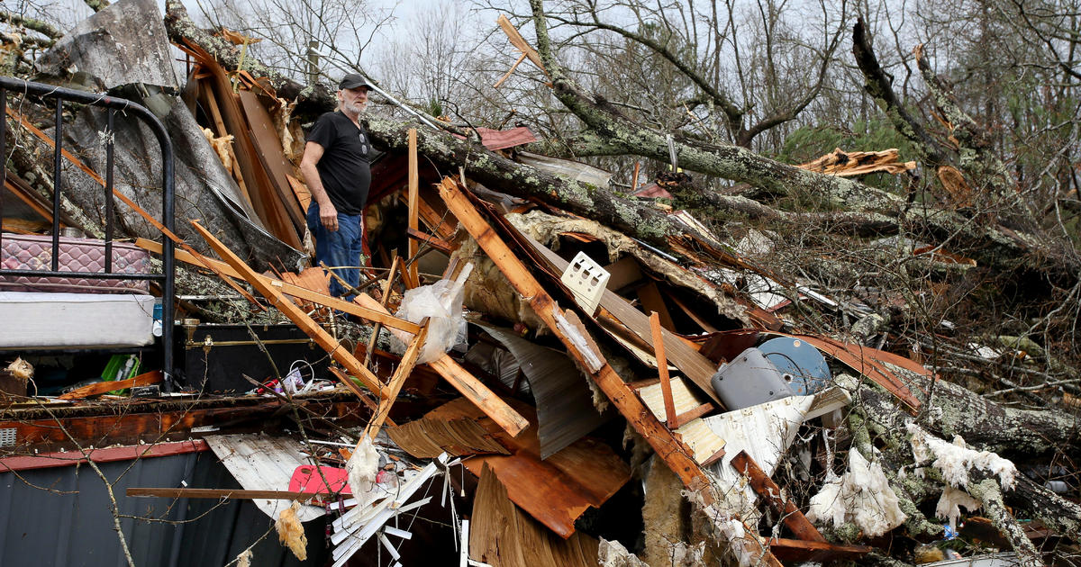 Six-year-old girl among several people killed as strong winds and tornadoes hammer South