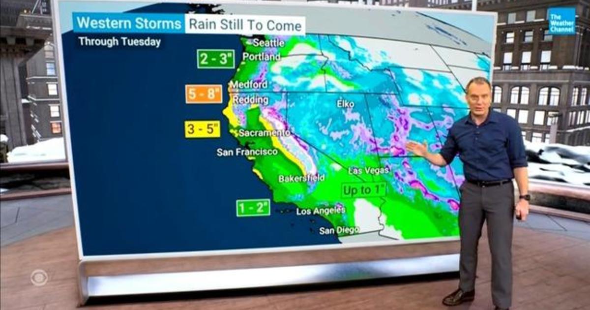More rain in forecast for California as East Coast gets cold
