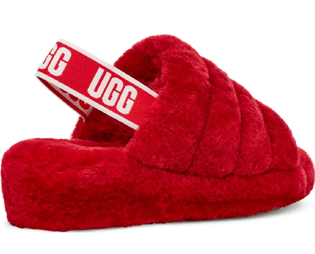 Ugg Fluff Yeah genuine-shearling slingback sandal