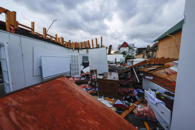 7 dead after powerful storm front tornadoes slammed South were