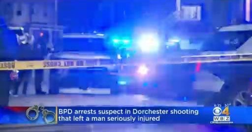 1 seriously injured, suspect arrested in Dorchester shooting - CBS Boston