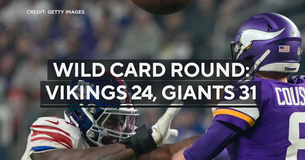 Giants bring Vikings' season to a close with 31-24 win in 1st round of  playoffs