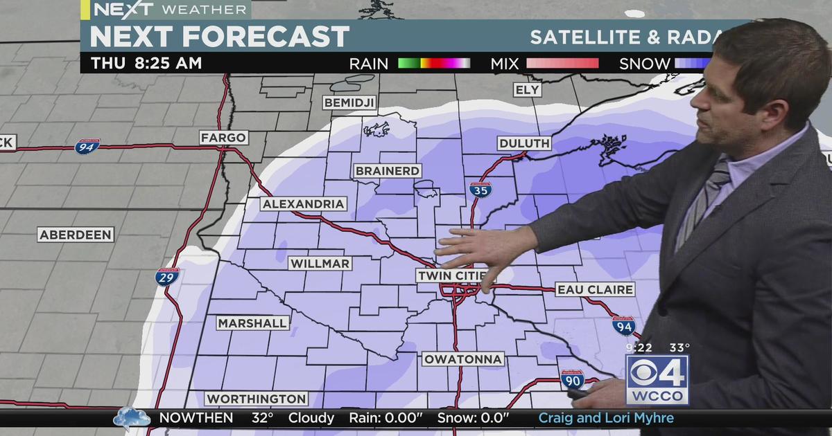 NEXT Weather: 9 a.m. weather report - CBS Minnesota