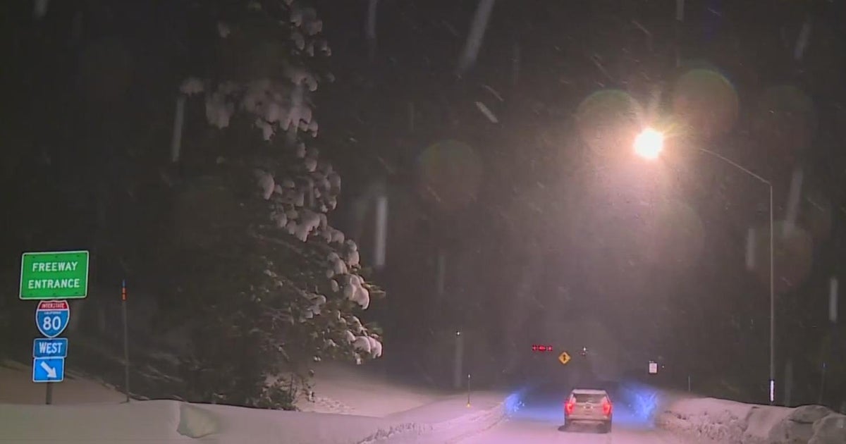 It was near-whiteout conditions: Drivers brave last blast through the Sierra