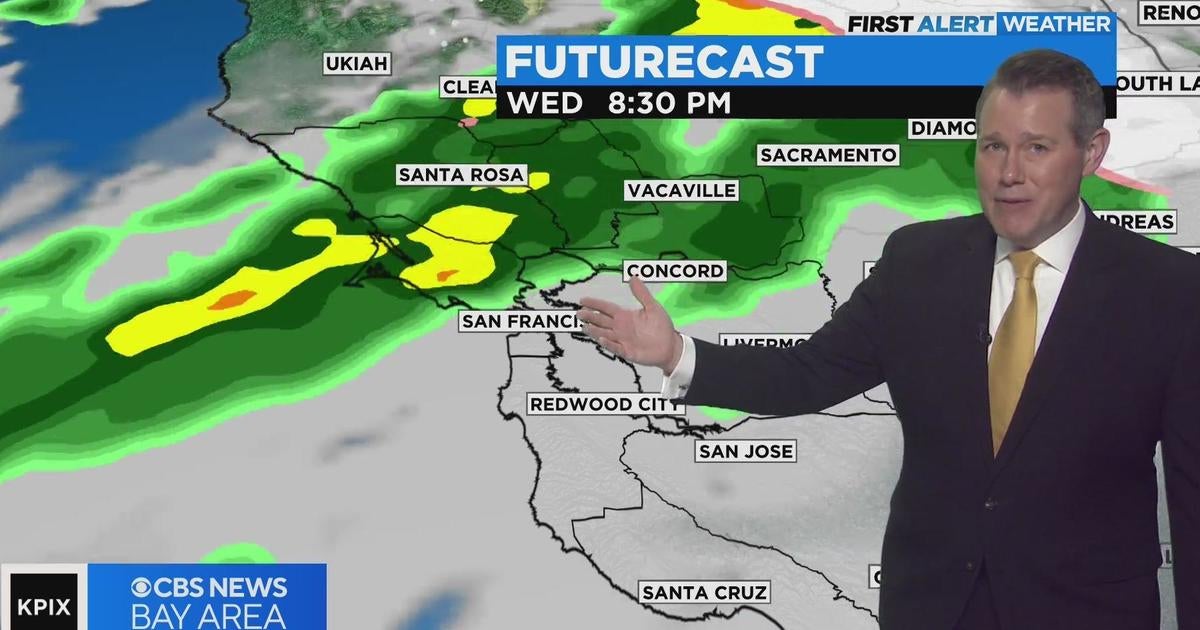 Wednesday night First Alert weather forecast with Paul Heggen - CBS San ...