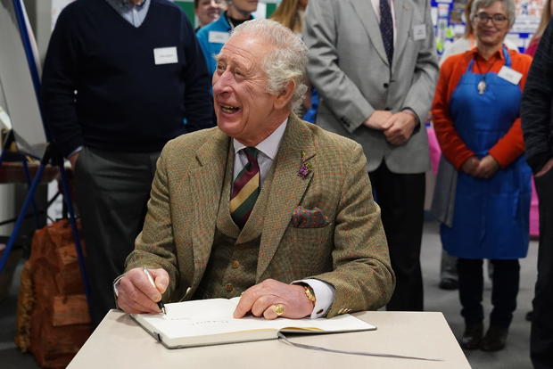 King Charles III Visits Aboyne Community Shed 