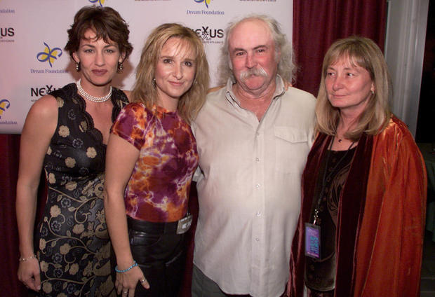 Julie Cypher, Melissa Etheridge, and David and Jan Crosby 