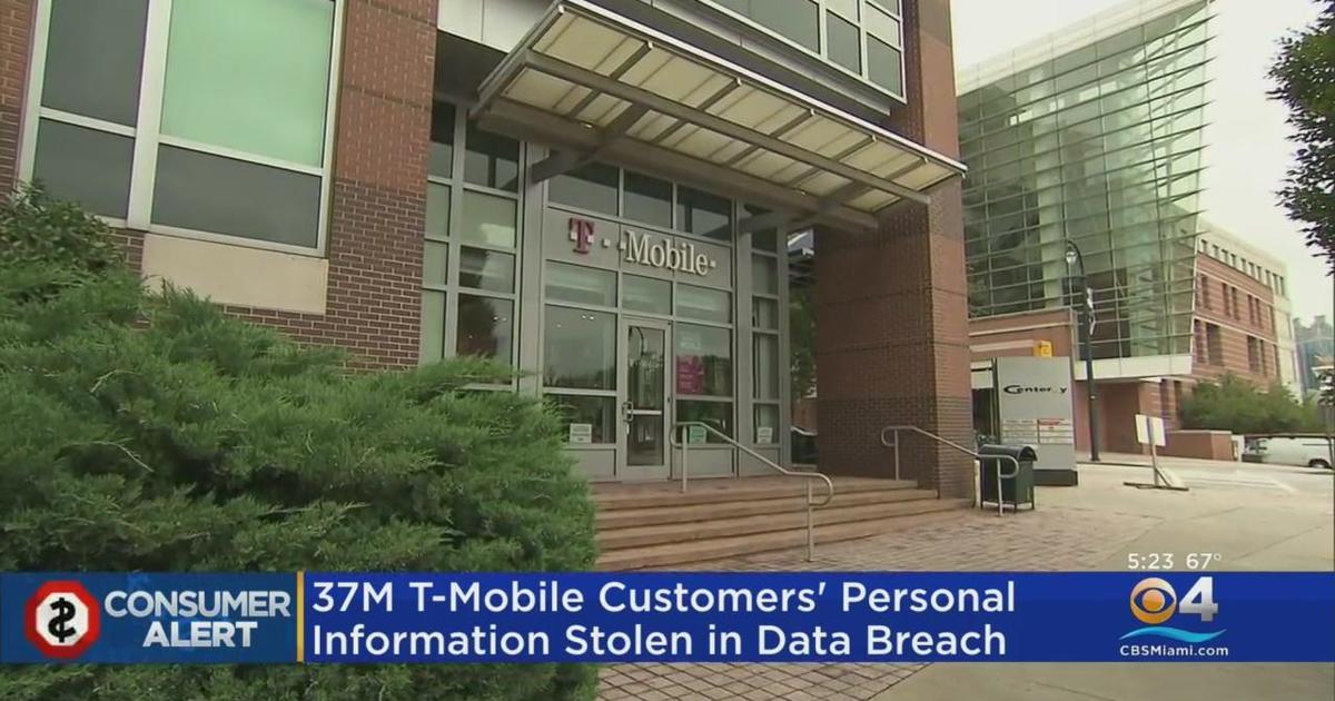 TMobile hacked, data stolen CBS Miami