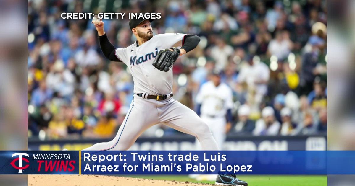 Twins trade Luis Arraez for Miami's Pablo Lopez - CBS Minnesota