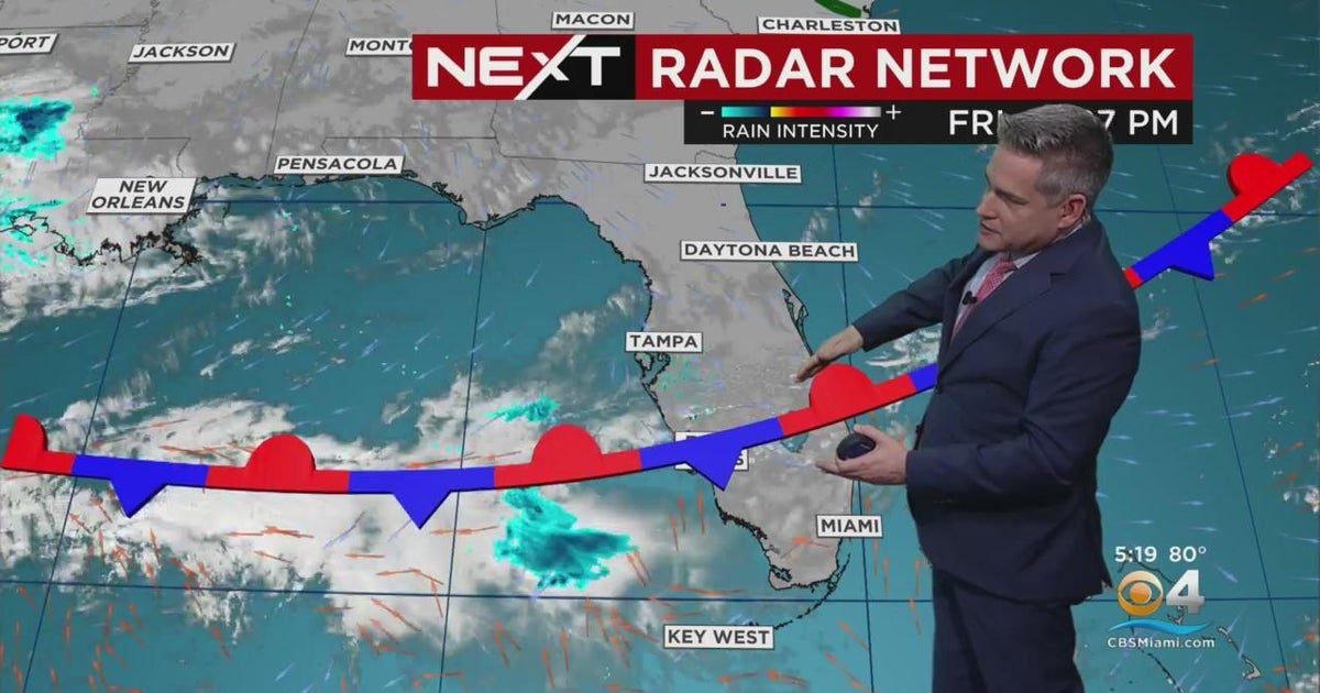 NEXT Weather forecast for Friday 1/20/23 5PM - CBS Miami