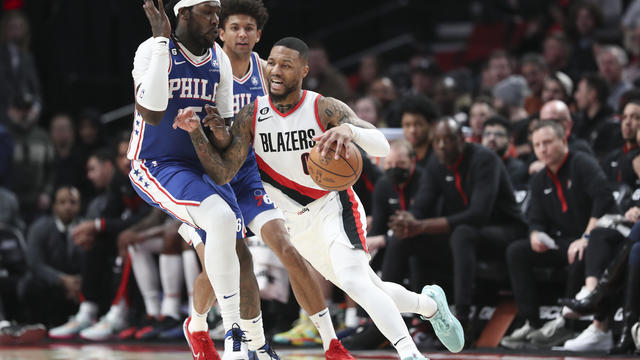 76ers Trail Blazers Basketball 