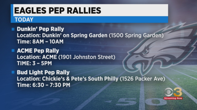 Chickie's & Pete's South Philly - Get ready for the Eagles playoff matchup  with the Seahawks by joining us at #ChickiesSouthPhilly tonight from  6pm-10pm for the Bud Light Eagles Pep Rally! Don't